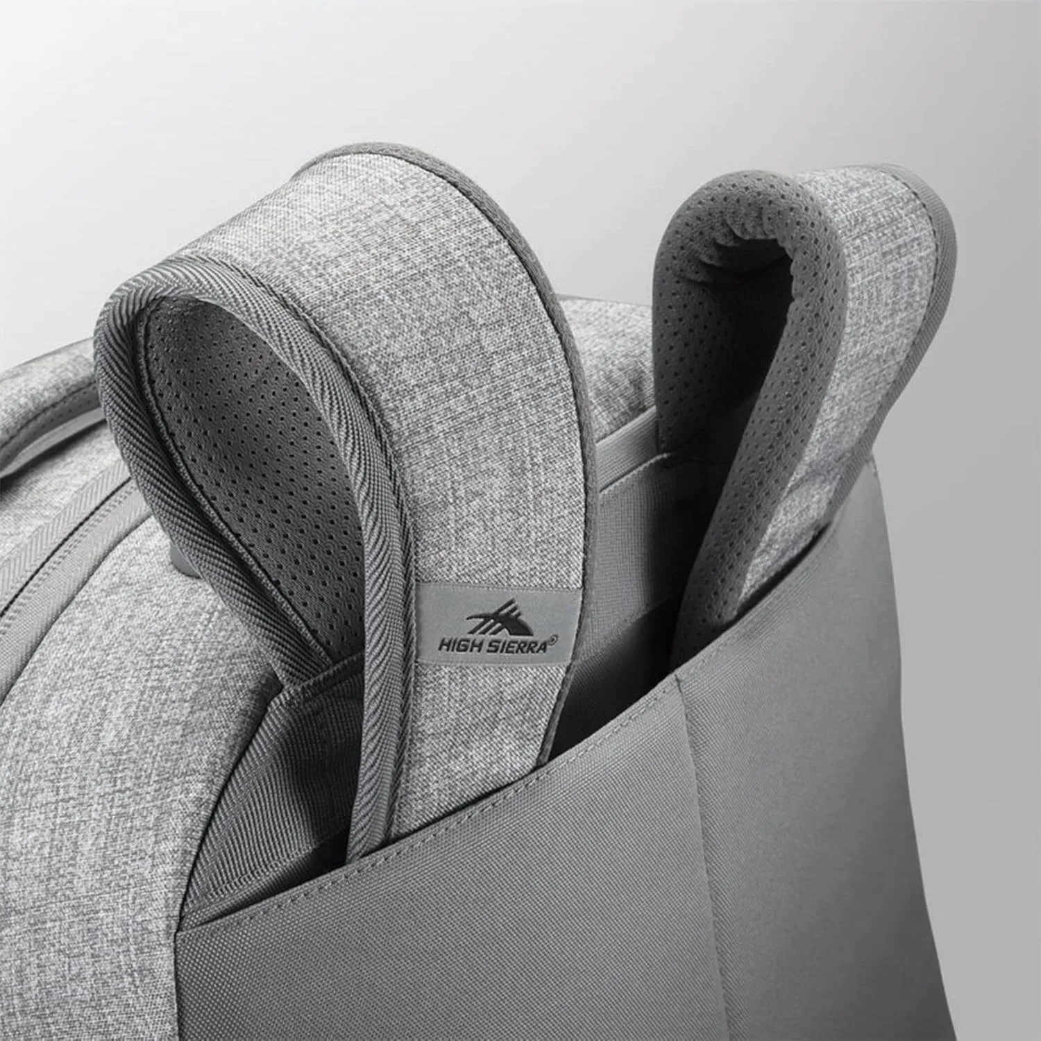 High Sierra Powerglide Pro Backpack With 15.6in Laptop Pocket, Silver