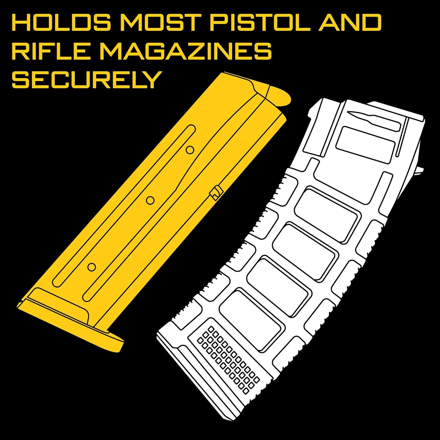 HIGH SPEED GEAR Duty Double Pistol TACO MOLLE Mag Pouch