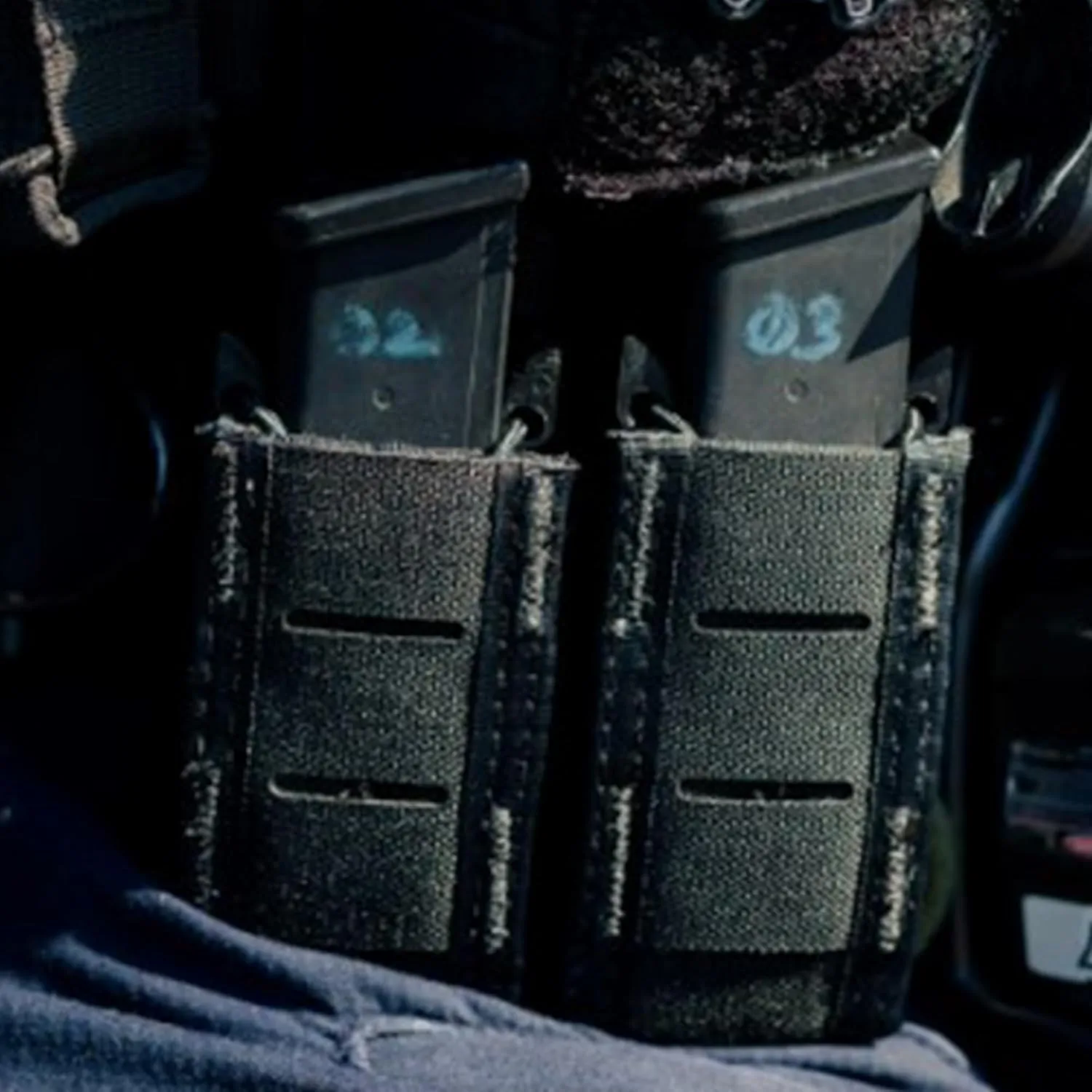 HIGH SPEED GEAR Duty Double Pistol TACO MOLLE Mag Pouch