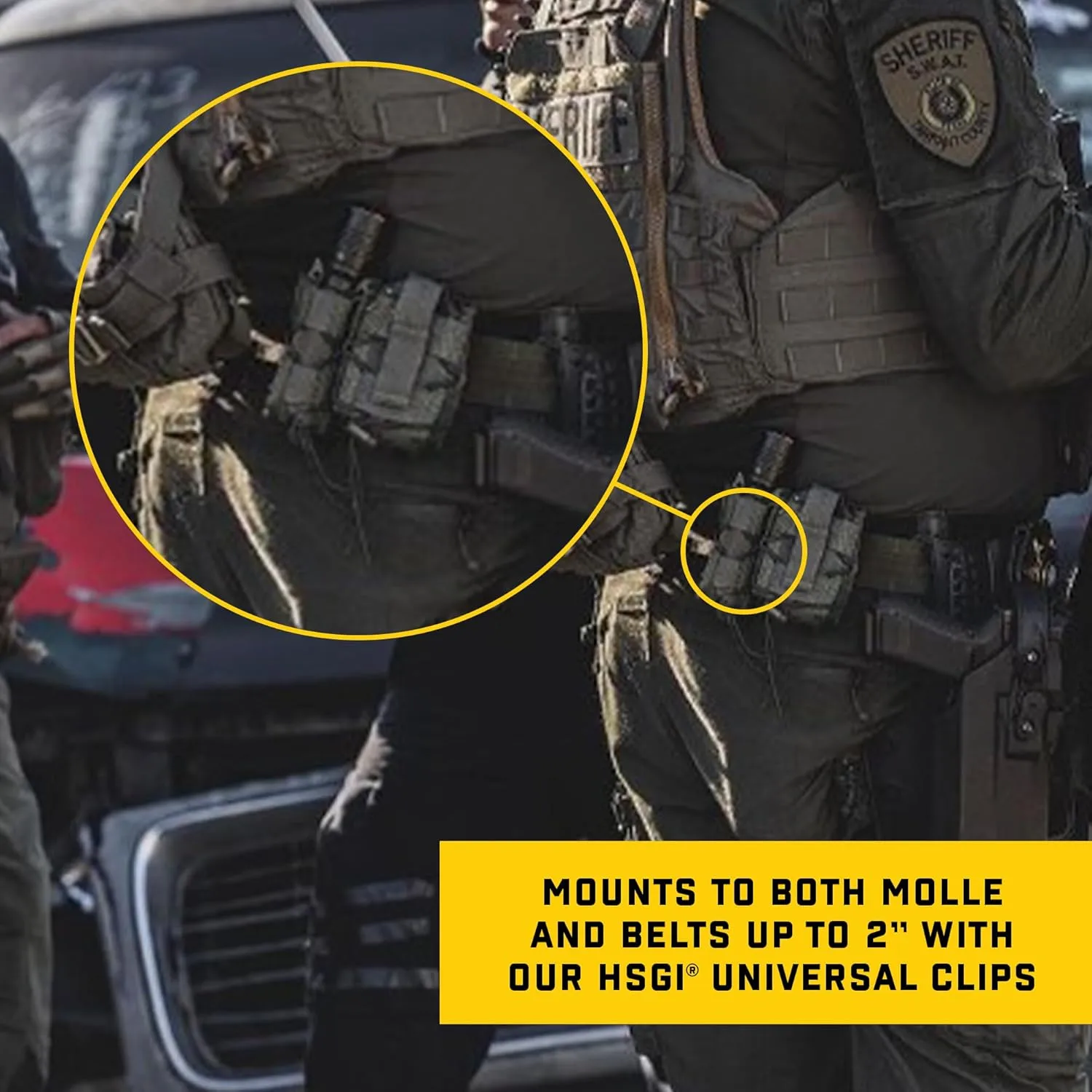 High Speed Gear Pistol TACO Single Magazine Pouch, MOLLE