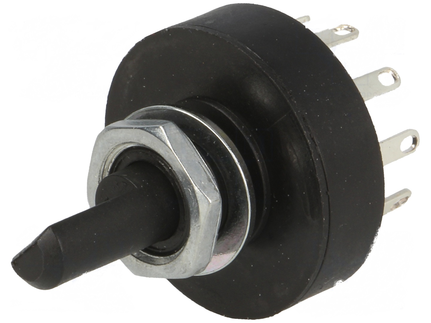 Rotary Switch Positions 5 1A/250VAC; Poles 2 Rotary Switch Positions 5 1A/250VAC; Poles 2