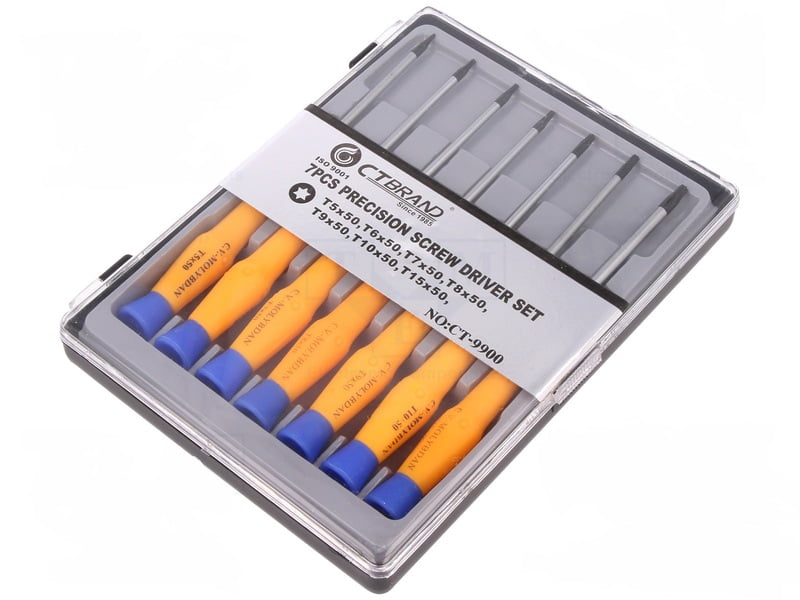 Torx screwdriver set 7 in 1 (CT-9900) Torx screwdriver set 7 in 1 (CT-9900)