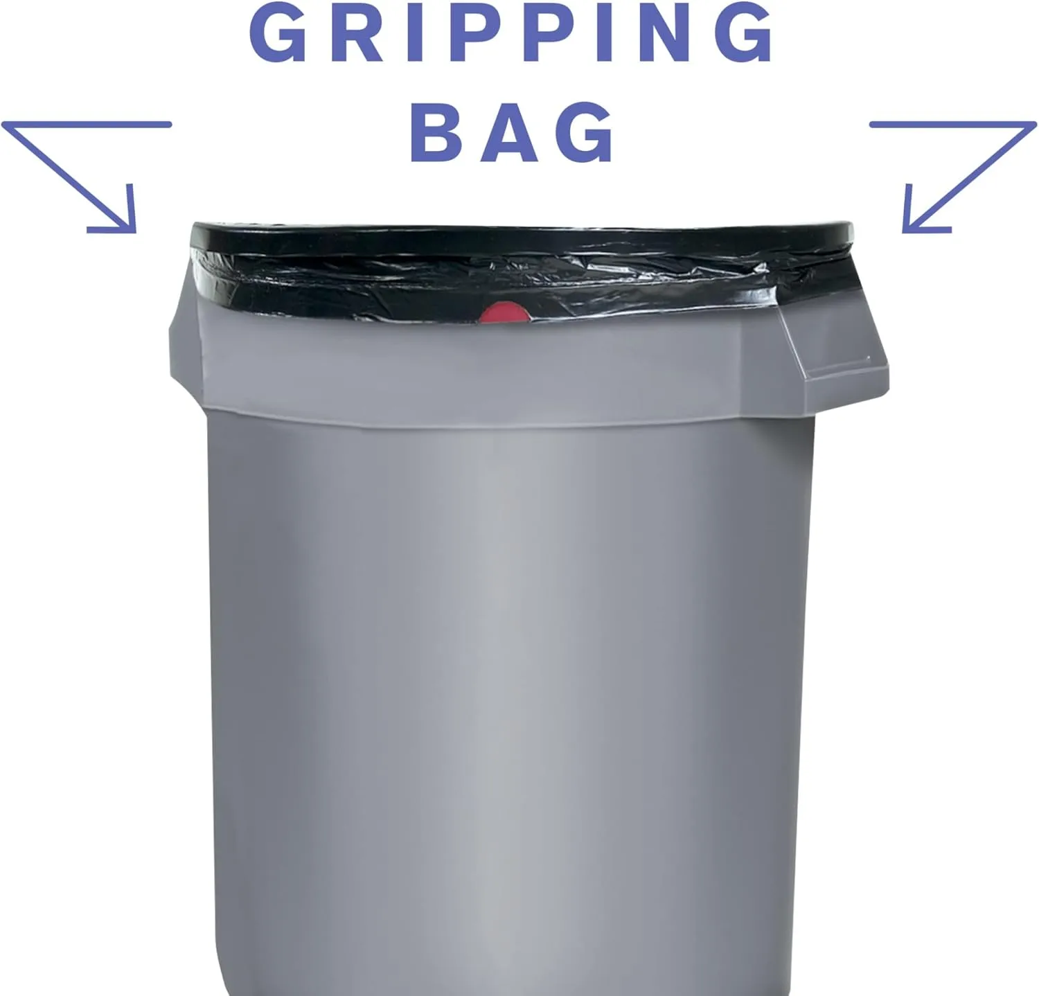 Highmark Low-Density Trash Bags, 30 Gallon, 30in x 33in, Box of 25 (DP782982)