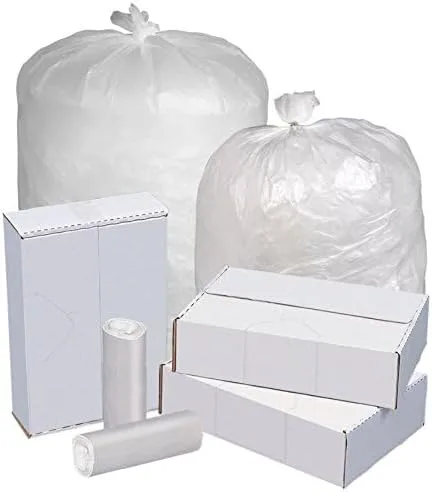 Highmark™ Linear Low Density Can Liners, 0.8-mil, 40 - 45 Gallons, 40" x 46", Clear, Box Of 250