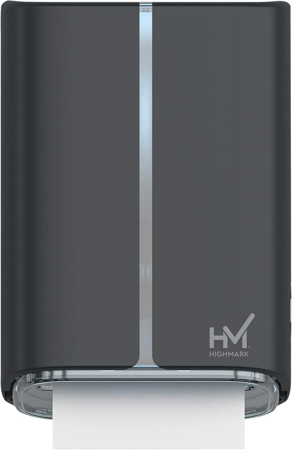 Highmark® Mechanical Roll Towel Dispenser, 16-5/8"H x 11-1/2"W x 8-3/4"D, Dark Gray