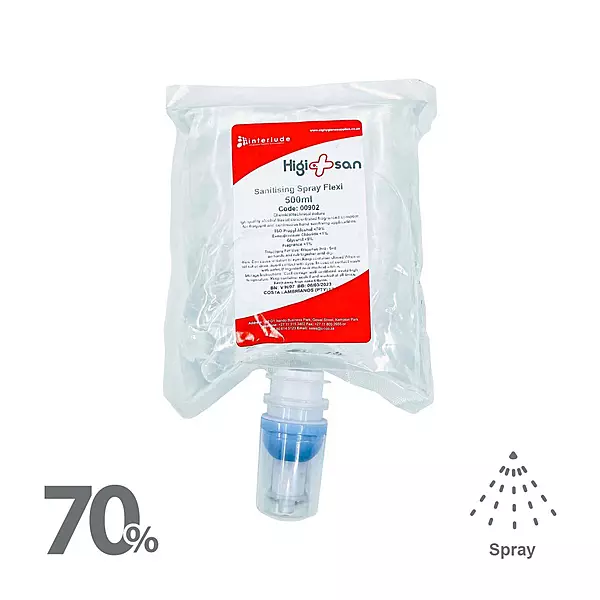 Higi San 70 Alcohol Flexi 500ML Spray Sanitiser