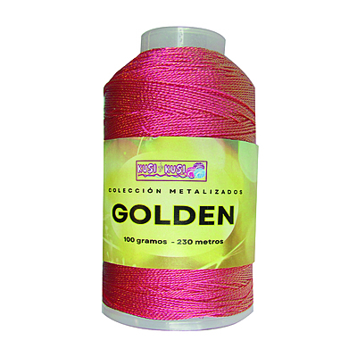 Hilo Metalizado Irisado Rollo Por 100 Gramos Color Salmon STL52185 Hilo Metalizado Irisado Rollo Por 100 Gramos Color Salmon STL52185