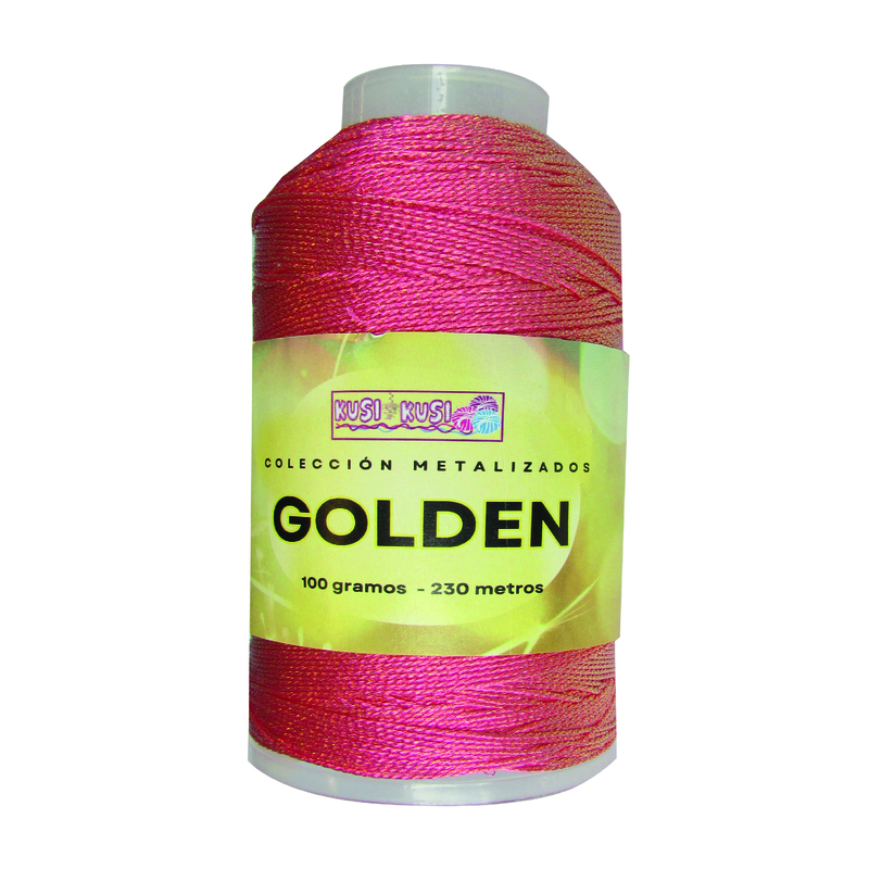 Hilo Metalizado Irisado Rollo Por 100 Gramos Color Salmon STL52185 Hilo Metalizado Irisado Rollo Por 100 Gramos Color Salmon STL52185
