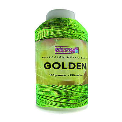Hilo Metalizado Irisado Rollo Por 100 Gramos Color Verde STL52011 Hilo Metalizado Irisado Rollo Por 100 Gramos Color Verde STL52011