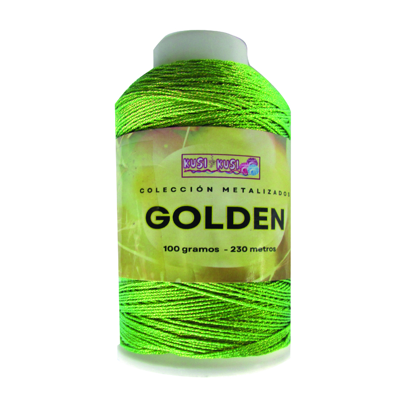 Hilo Metalizado Irisado Rollo Por 100 Gramos Color Verde STL52011 Hilo Metalizado Irisado Rollo Por 100 Gramos Color Verde STL52011