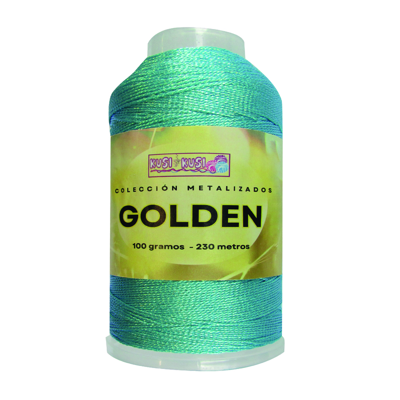 Hilo Metalizado Irisado Rollo Por 100 Gramos Color Turquesa STL42067 Hilo Metalizado Irisado Rollo Por 100 Gramos Color Turquesa STL42067