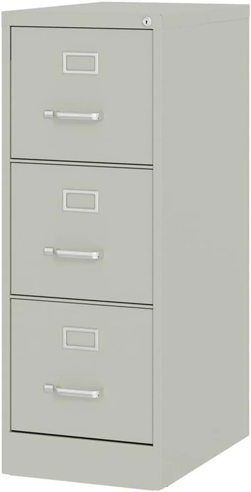 Hirsh Commercial Vertical 3-Drawer Metal File Cabinet