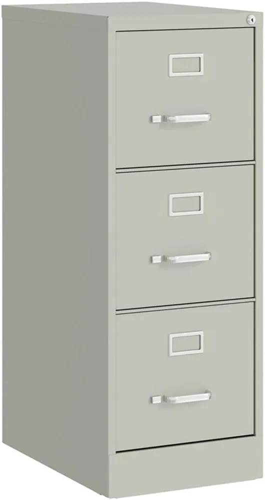 Hirsh Commercial Vertical 3-Drawer Metal File Cabinet