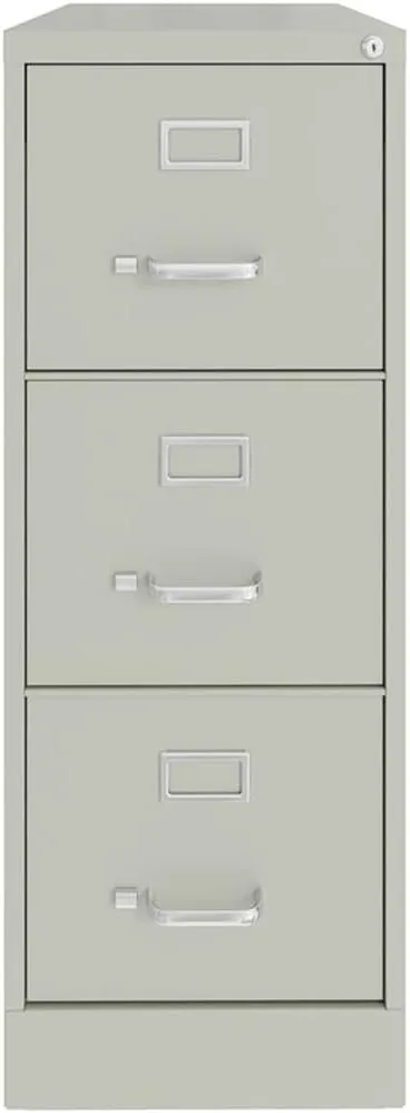 Hirsh Commercial Vertical 3-Drawer Metal File Cabinet