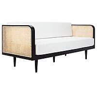 Jodhpur Rattan Sofa in Black - Three Seater Jodhpur Rattan Sofa in Black - Three Seater