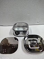 Shine Stainless Square Panner Maker with lid / base - 450 ML