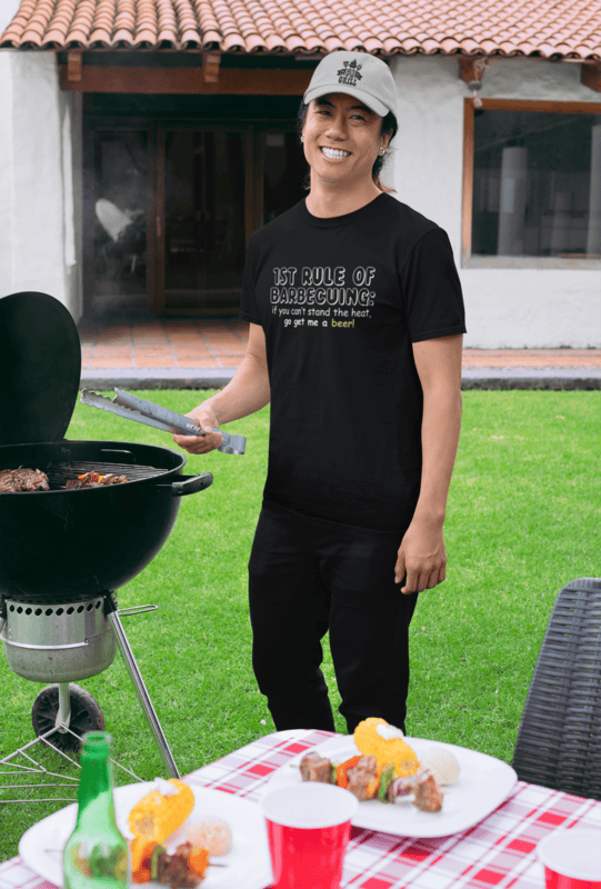 1st Rule Of Barbecuing If you Can't Stand The Heat Go Get A beer T-shirt
