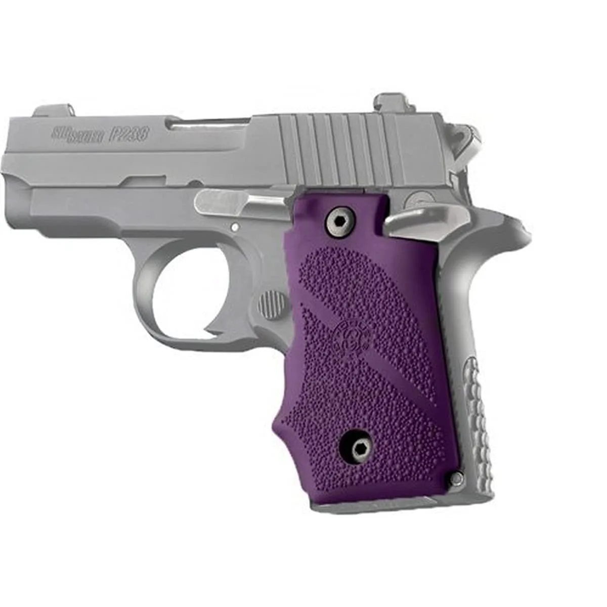 Hogue OverMolded Rubber Wraparound Grip with Finger Grooves for SIG SAUER P238