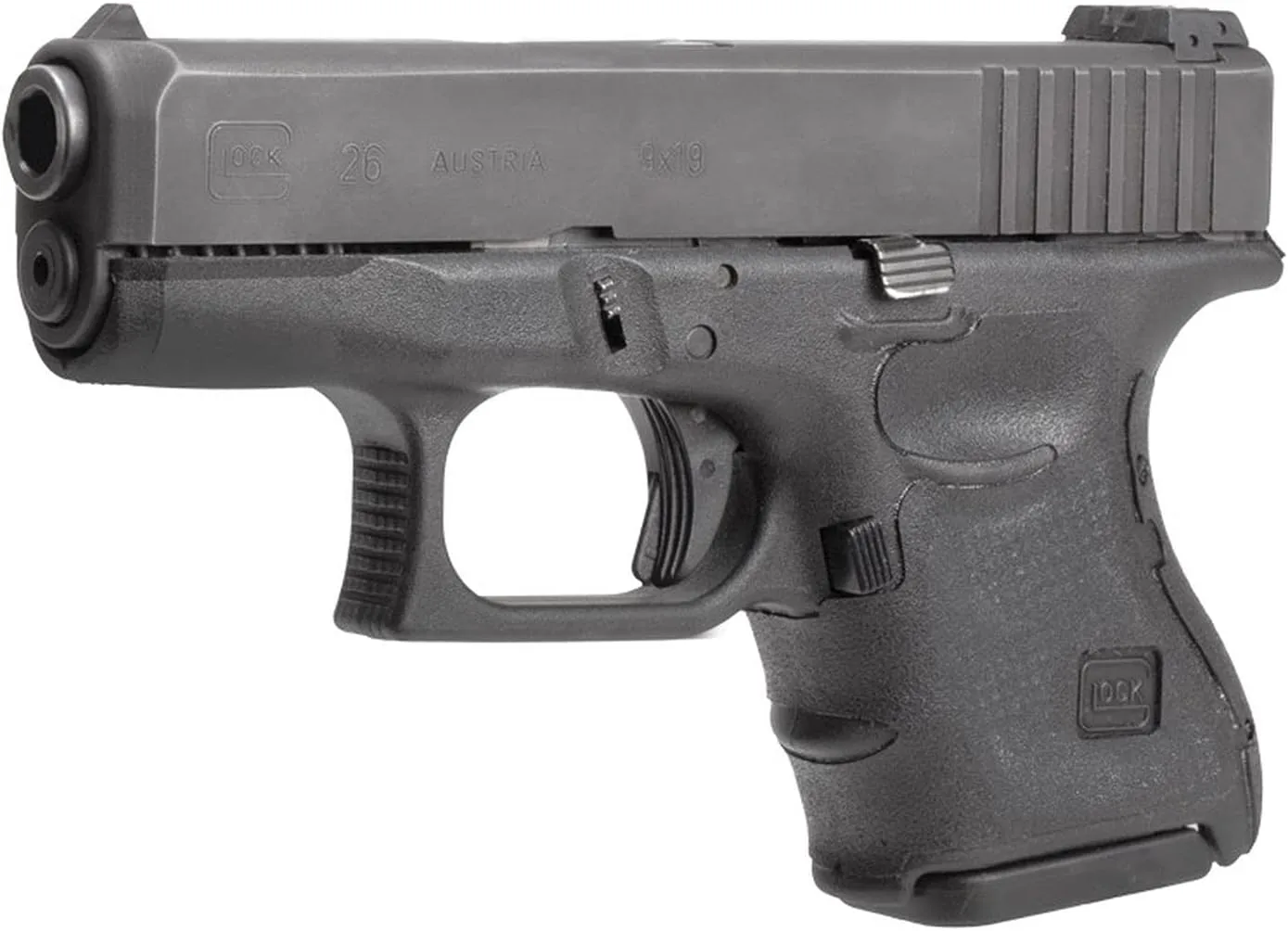 Glock 26 27 33 Wrap Rub BLK Gen 4 SB