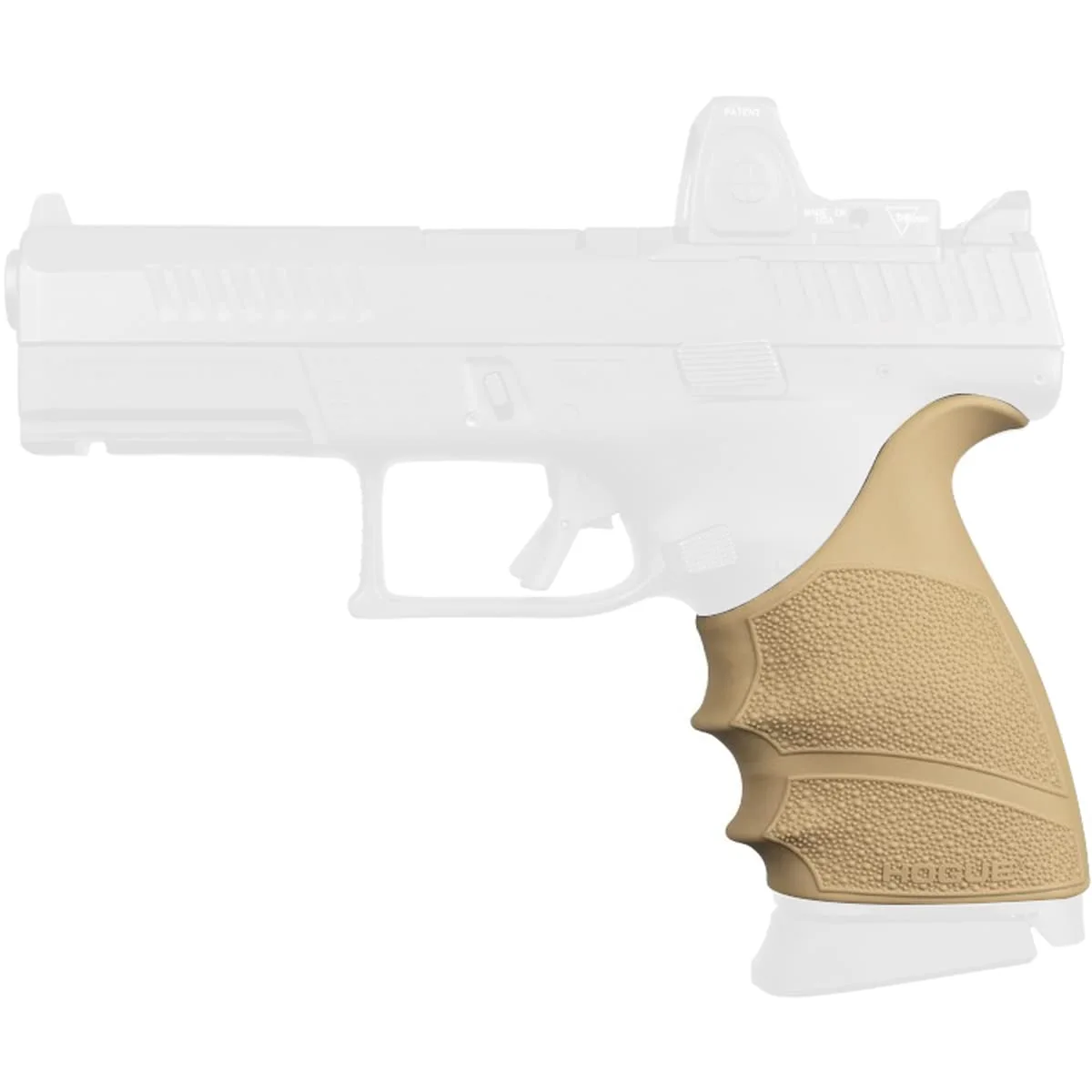 Hogue HandAll Beavertail Rubber Grip Sleeve for Glock and SIG SAUER Pistols