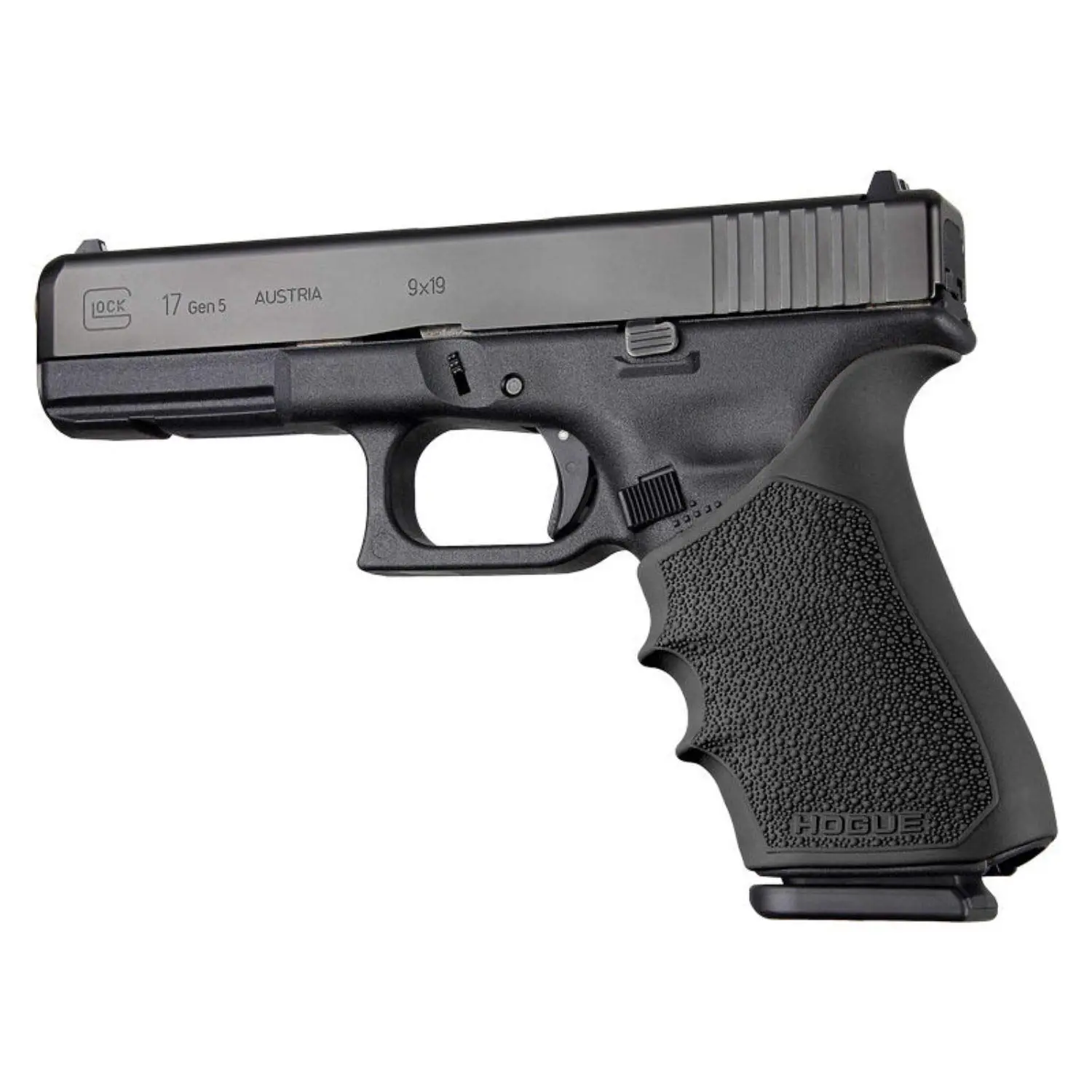 Hogue HandAll Beavertail Rubber Grip Sleeve for Glock and SIG SAUER Pistols