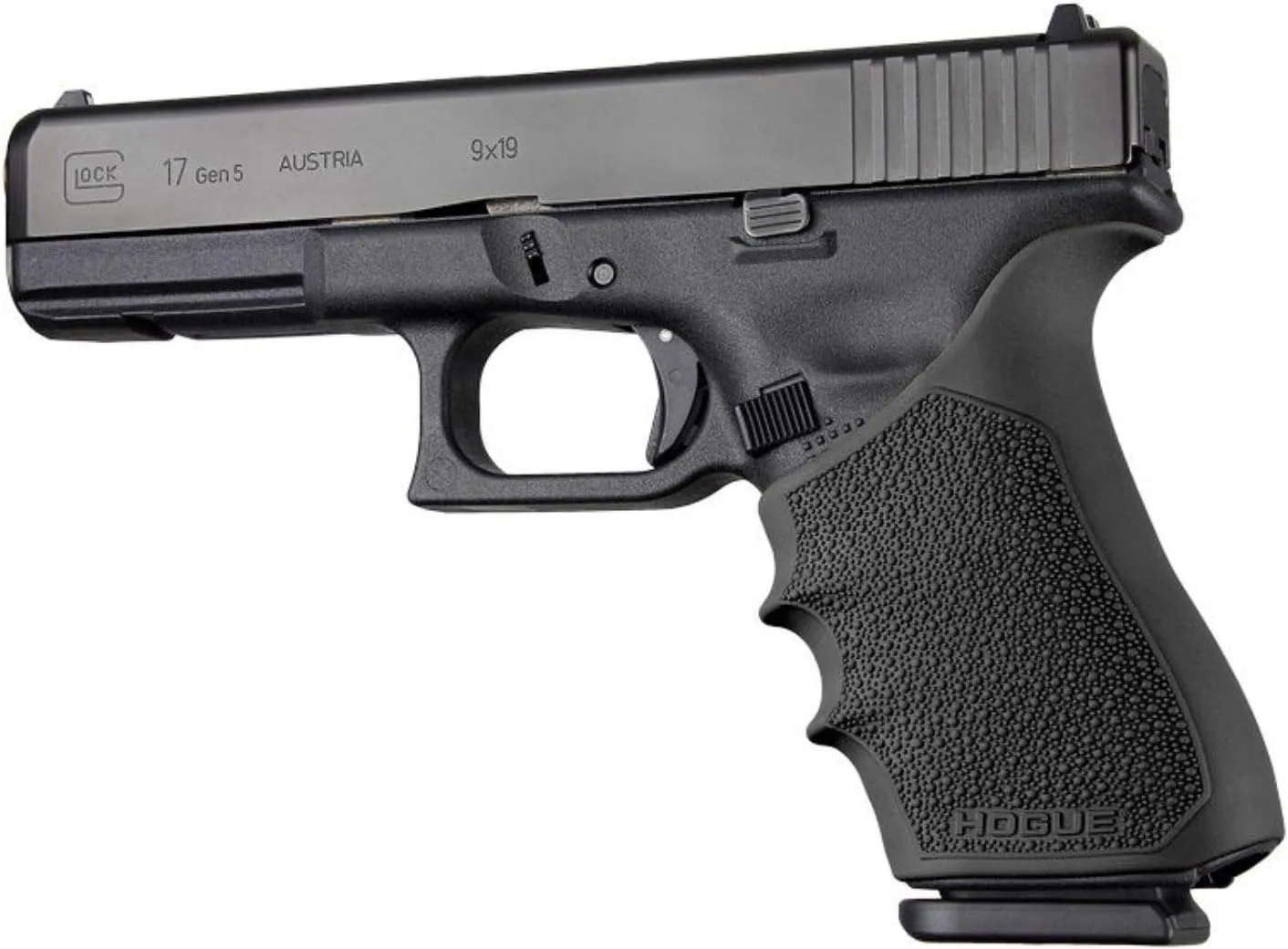 Hogue HandAll Beavertail Rubber Grip Sleeve for Glock and SIG SAUER Pistols