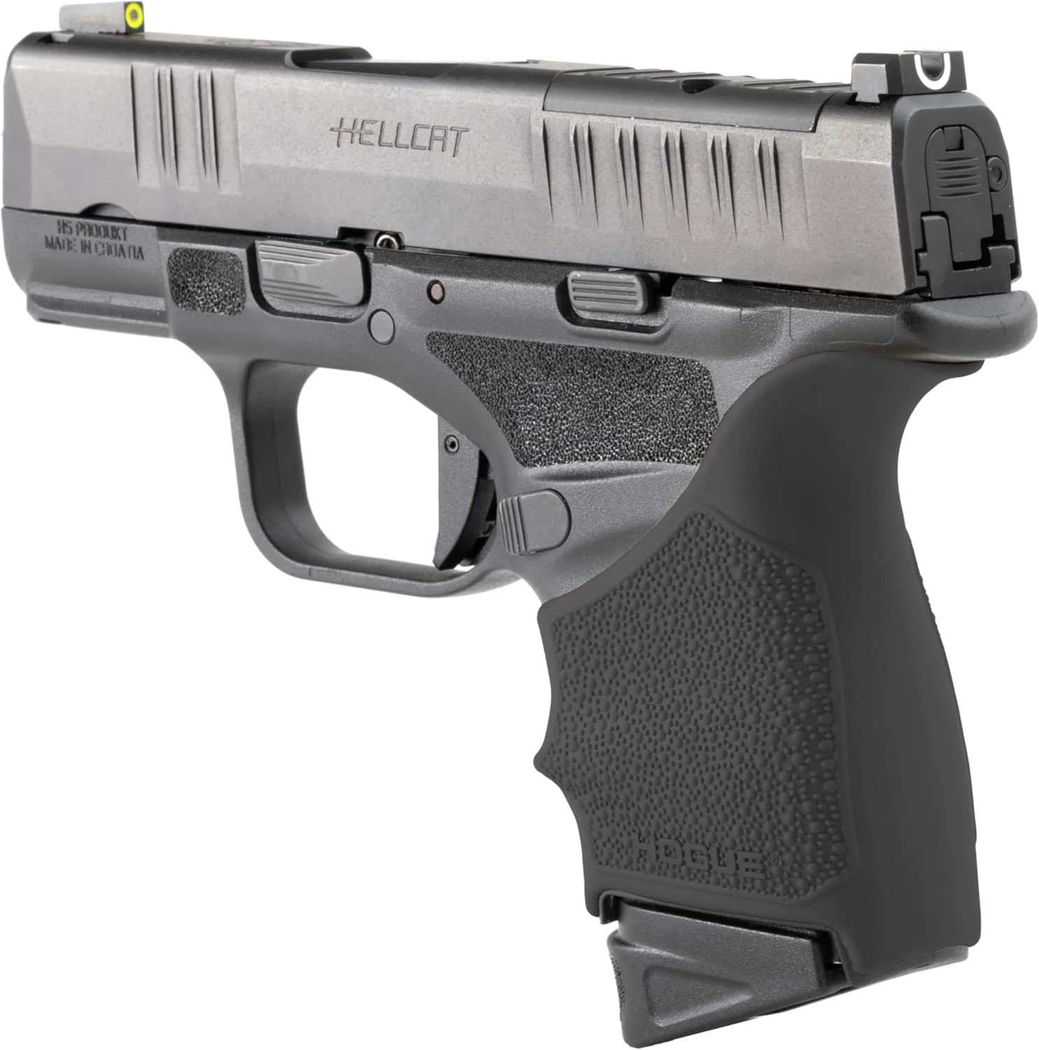 HOGUE HandAll Beavertail Rubber Grip Sleeve for Springfield Armory Hellcat