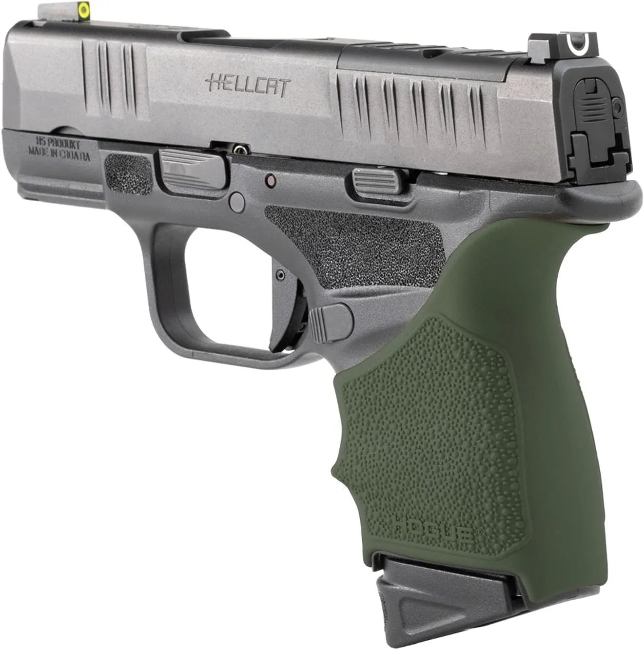HOGUE HandAll Beavertail Rubber Grip Sleeve for Springfield Armory Hellcat