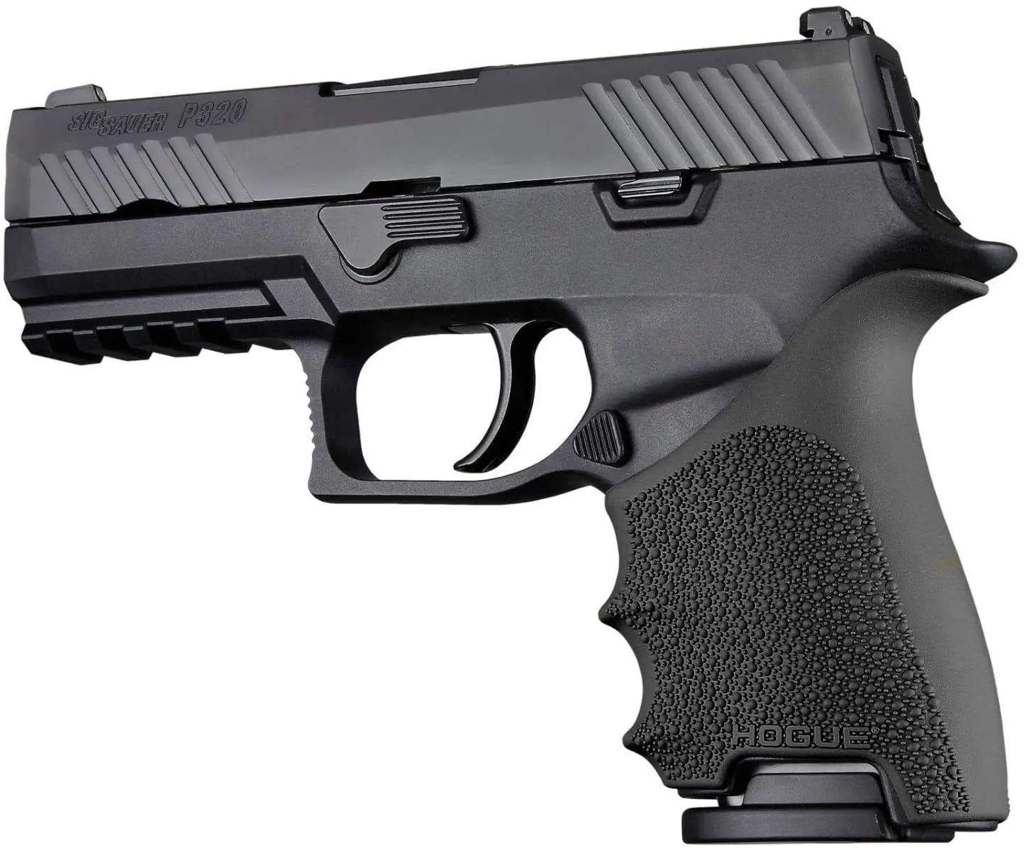 Hogue HandAll Beavertail Rubber Grip Sleeve for Glock and SIG SAUER Pistols