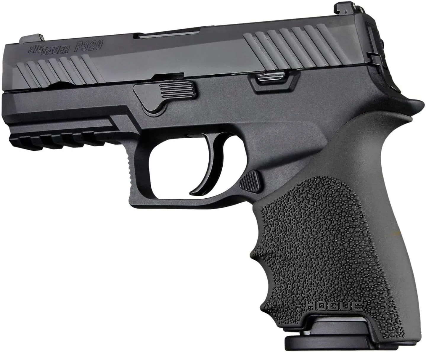 Hogue HandAll Beavertail Rubber Grip Sleeve for Glock and SIG SAUER Pistols