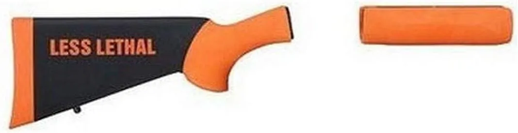 HOGUE OverMolded Stock and Forend for Mossberg 500 Less Lethal
