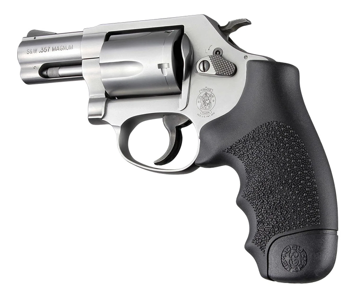HOGUE OverMolded Rubber Monogrip for S&W J-Frame Revolvers