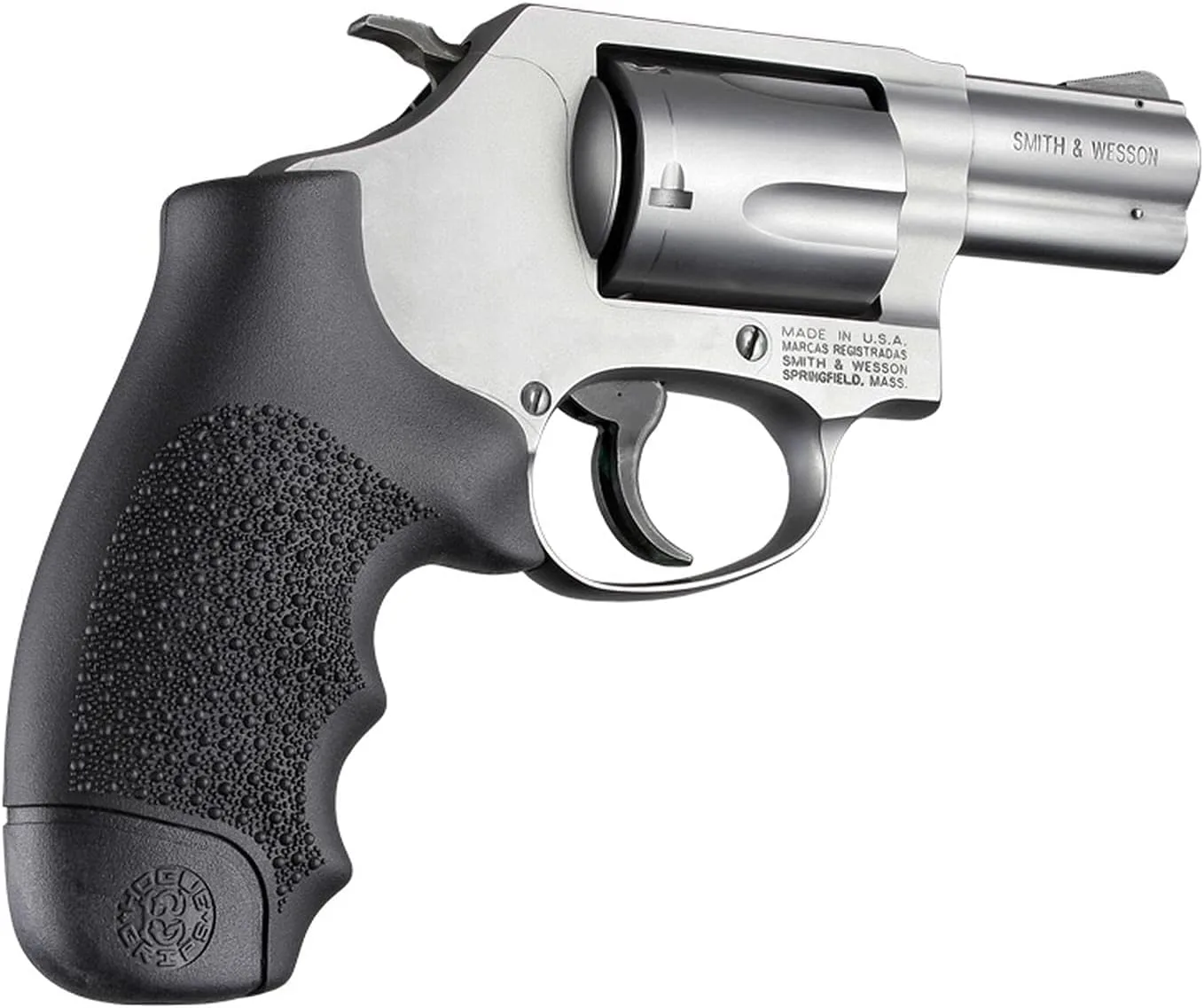HOGUE OverMolded Rubber Monogrip for S&W J-Frame Revolvers