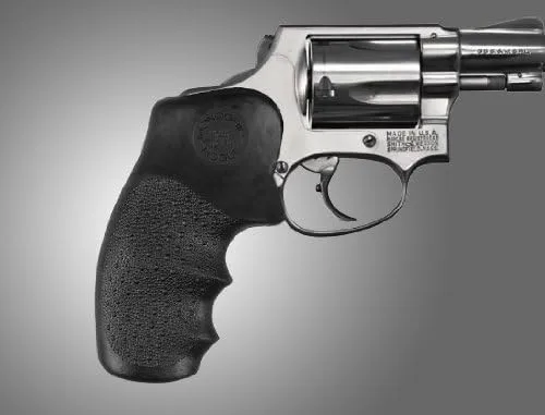 Hogue S&W J-Frame Round Butt Nylon Monogrip, Black - 60100