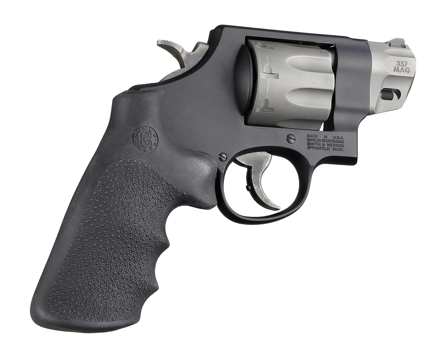 Hogue OverMolded Rubber Grip for S&W 460, 500, & Governor Round Butt (Tamer Conversion), K, L, N, X, & Z Frames