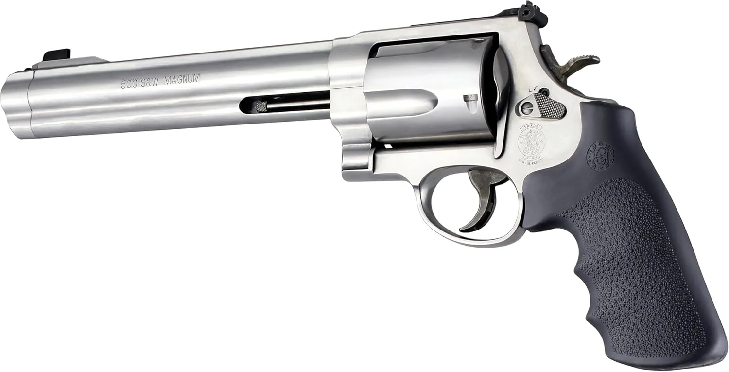 Hogue OverMolded Rubber Grip for S&W 460, 500, & Governor Round Butt (Tamer Conversion), K, L, N, X, & Z Frames
