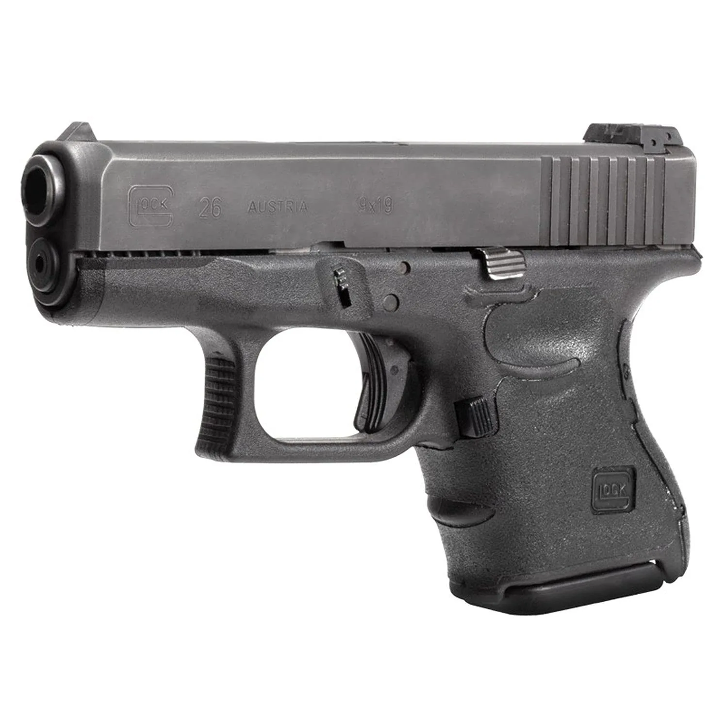 Hogue Wrapter Adhesive Grip Black Glock 26/27/33/39 Gen 3, Multi, One Size
