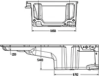 Holley 302-2 LS Swap Oil Pan - additional front clearance
