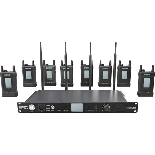 Hollyland Syscom 1000T-8B Full-Duplex Intercom System with Eight Beltpacks and Headsets Hollyland Syscom 1000T-8B Full-Duplex Intercom System with Eight Beltpacks and Headsets