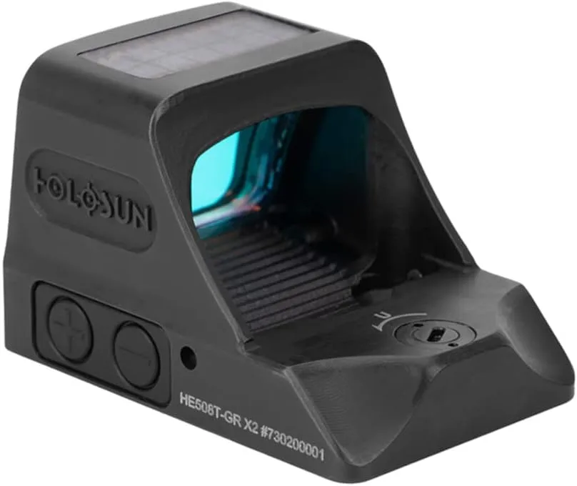 HOLOSUN HE508T X2 Multi-Reticle 2 MOA Dot & 32 MOA Circle Open Reflex Pistol Sight