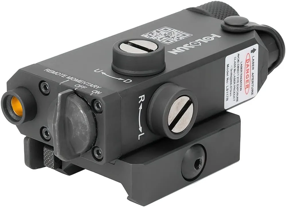 HOLOSUN LS117 Laser Aiming Device for Long Guns with QD Picatinny Rail Mount