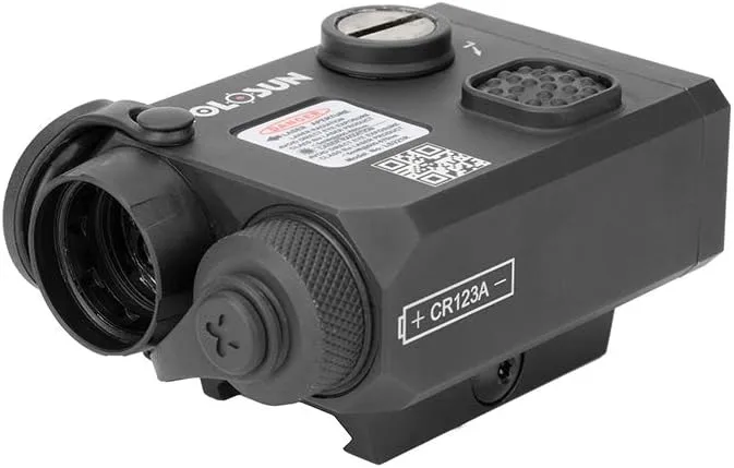 HOLOSUN LS321 Coaxial Visible & IR Laser Sight with IR Illuminator, Quick-Release Picatinny Mount