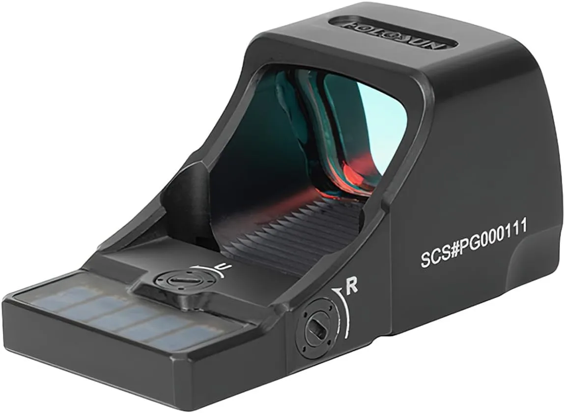Holosun SCS S&W M&P/M2.0 Multi-Reticle 32MOA Green Circle & 2MOA Dot Pistol Cut Solar-Charging Reflex Sight SCS-MP2-GR