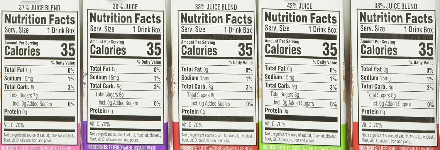 Honest Kids Organic Fruit Juice Drink Boxes Variety Pack, 6 Oz, Pack Of 40 Boxes