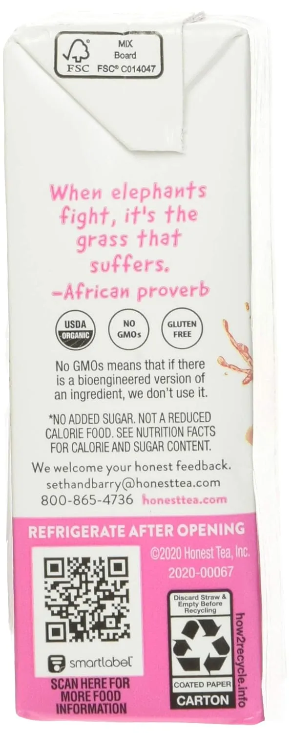 Honest Kids Organic Fruit Juice Drink Boxes Variety Pack, 6 Oz, Pack Of 40 Boxes