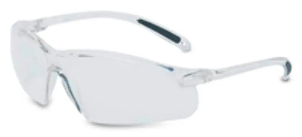 Sperian A700 Uvex Anti-Scratch Safety Glass, Clear Frame, Clear, Clear