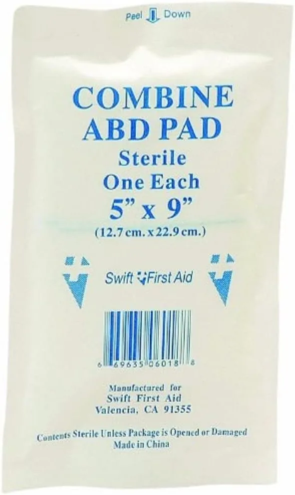 Honeywell North by Honeywell 065590 ABD Pad, 5-Inch x 9-Inch