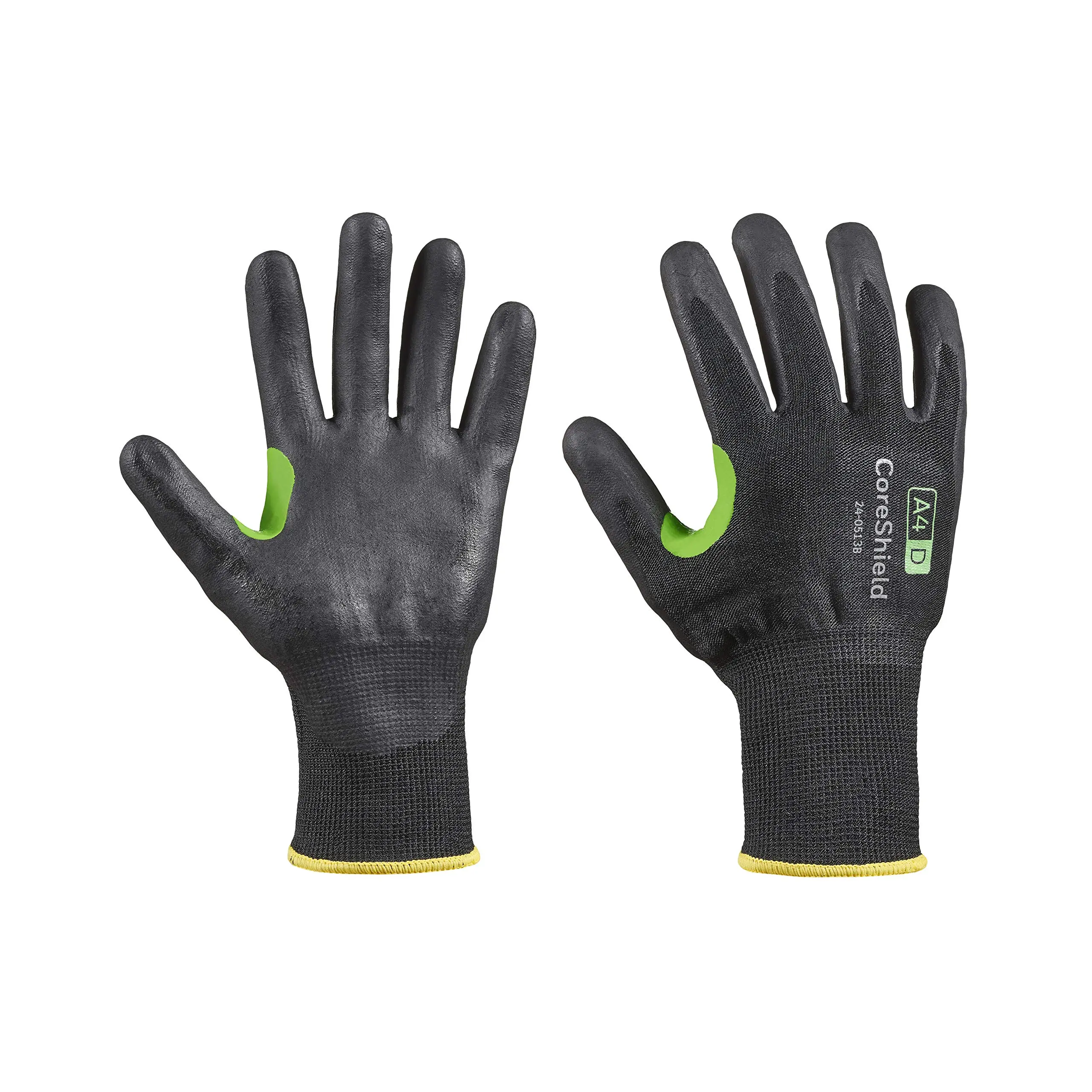 Honeywell Safety Products CoreShield, 13 gauge HPPE/basalt black liner, nitrile micro-foam black coating, A4/D