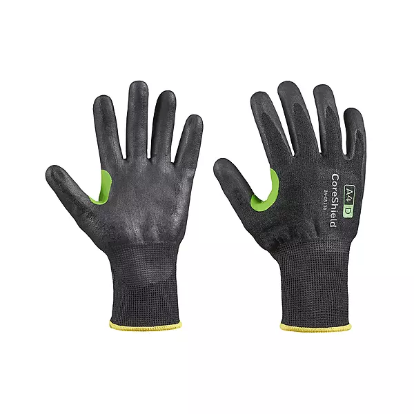 Honeywell Safety Products CoreShield, 13 gauge HPPE/basalt black liner, nitrile micro-foam black coating, A4/D