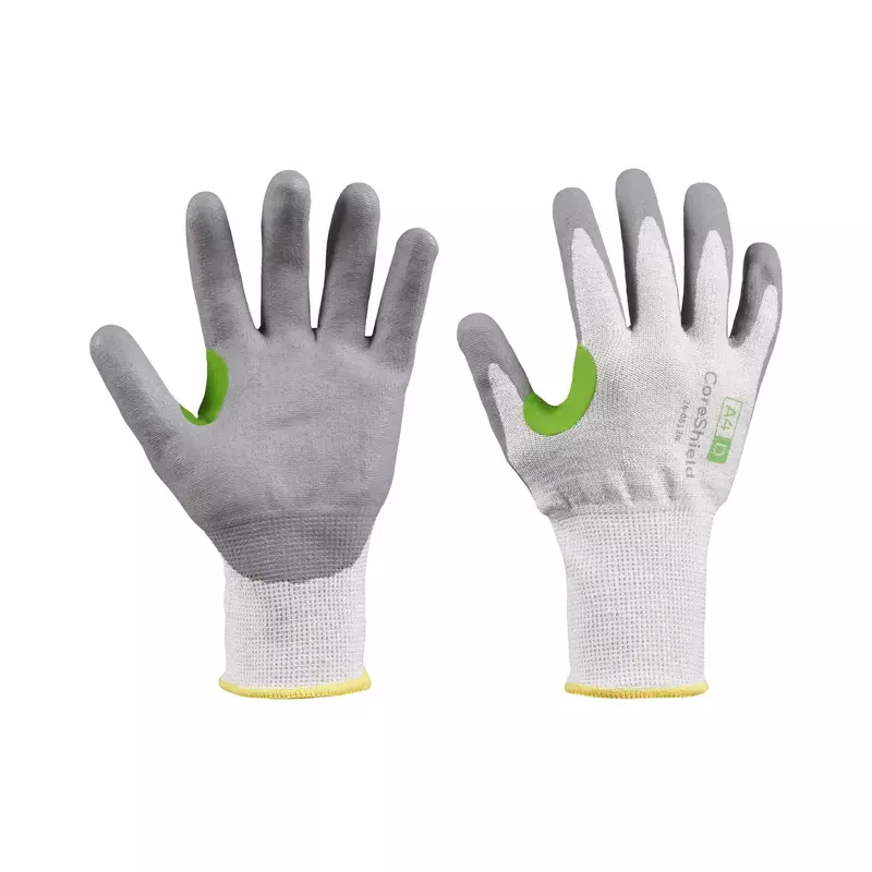Honeywell Safety Products CoreShield, 13 gauge HPPE/basalt white liner, nitrile micro-foam grey coating, A4/D